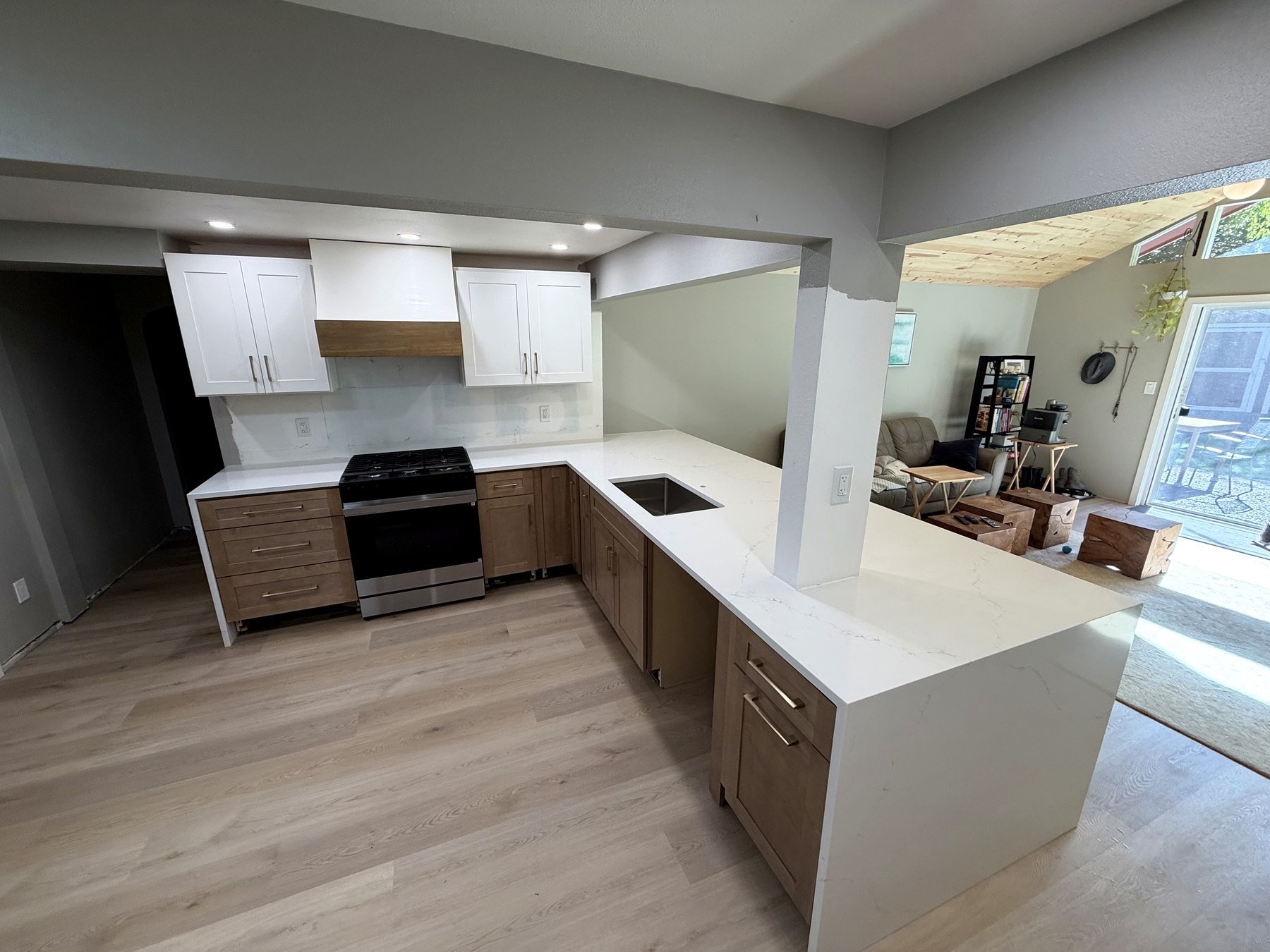 Custom stone countertop project